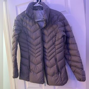 London Fog Grey Puffer Jacket